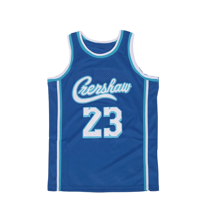 

BG basketball jersey Crenshaw 23 8 24 Jerseys Embroidery sewing Outdoor sportswear Hip-hop summer blue black white yellow