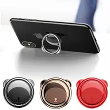 Luxury 360 Degree Rotatable Phone Holder Finger Ring Smartphone Magnet Metal Spin Rotatable Socket For Magnetic Smartphone Stand