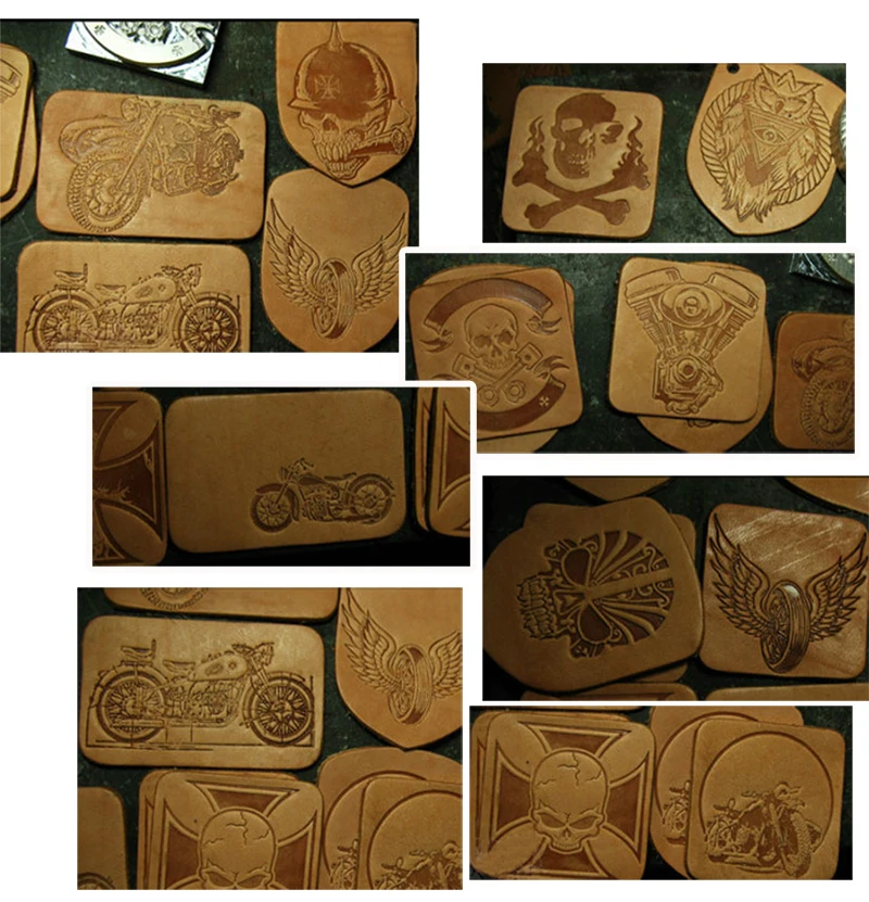 Ручные кожаные рабочие инструменты уникального дизайна штампы для резьбы