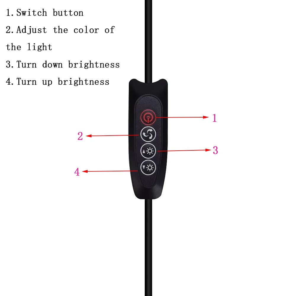 NEWACALOX 5X лупа USB светодиодный светильник с 2 шт. Гибкая рука с подсветкой увеличительное стекло для чтения сварка ремонт Третий ручной инструмент