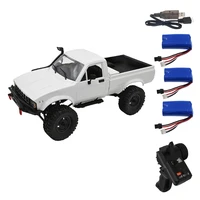 2 4ghz wpl c24 4wd high speed rock crawler rc pickup vehicle toy racing off road car outdoor game rc battle crawle