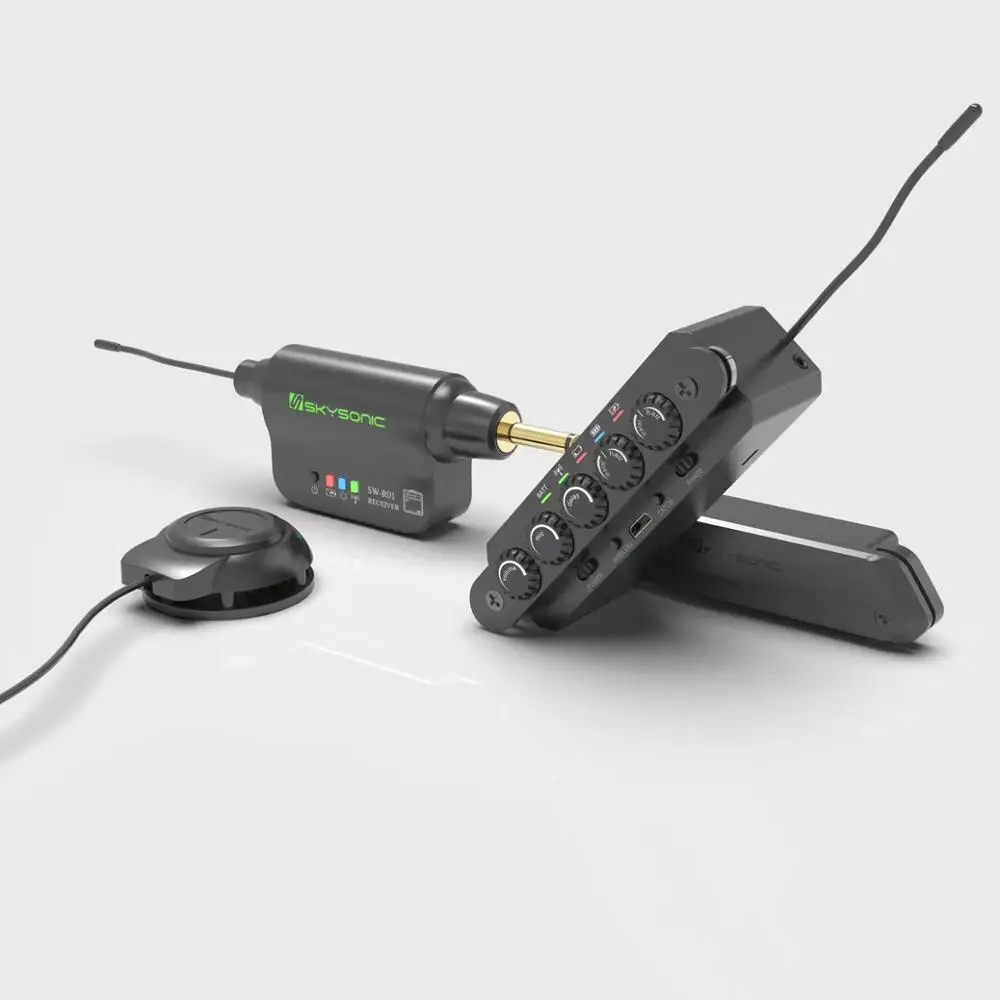 Skysonic WR2 беспроводной плюс Вибрационный пикап народная Акустическая гитара