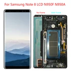 Оригинальный сенсорный ЖК-экран 6,3 дюйма для Samsung Galaxy Note 8, сменный цифровой преобразователь в сборе для Note8 SM-N950F N950U N9500