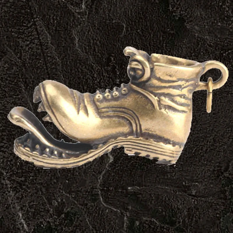 Новинка модный креативный брелок открывающийся из чистой меди в стиле ретро