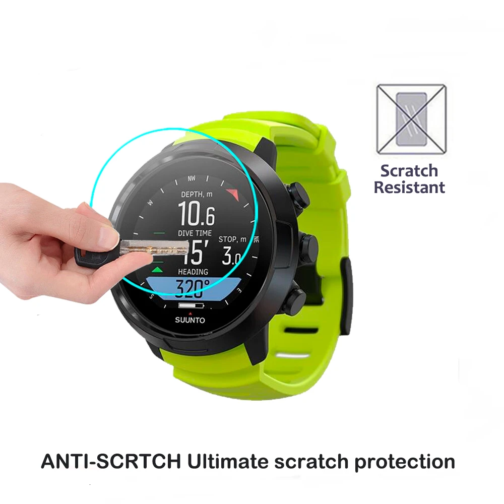 2 шт. для умных часов SUUNTO D5 DX D4F D6I D4I Novo 2.5D 9H прозрачное закаленное стекло Защита