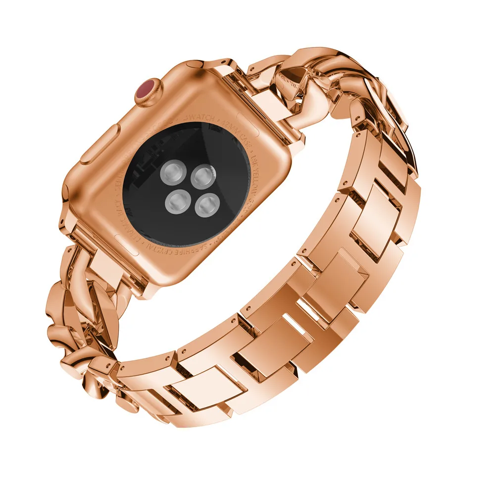 Женский браслет для часов Apple Watch Band Series 5 4 3 2 модный бриллиантовый ковбойский