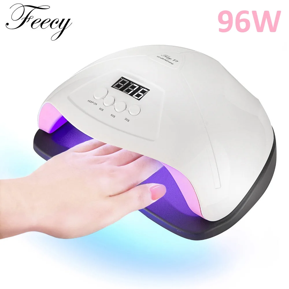 УФ лампа для сушки Гель лак светодиодсветодиодный маникюра 96 Вт|lamp for nails|lamp gel nailsuv