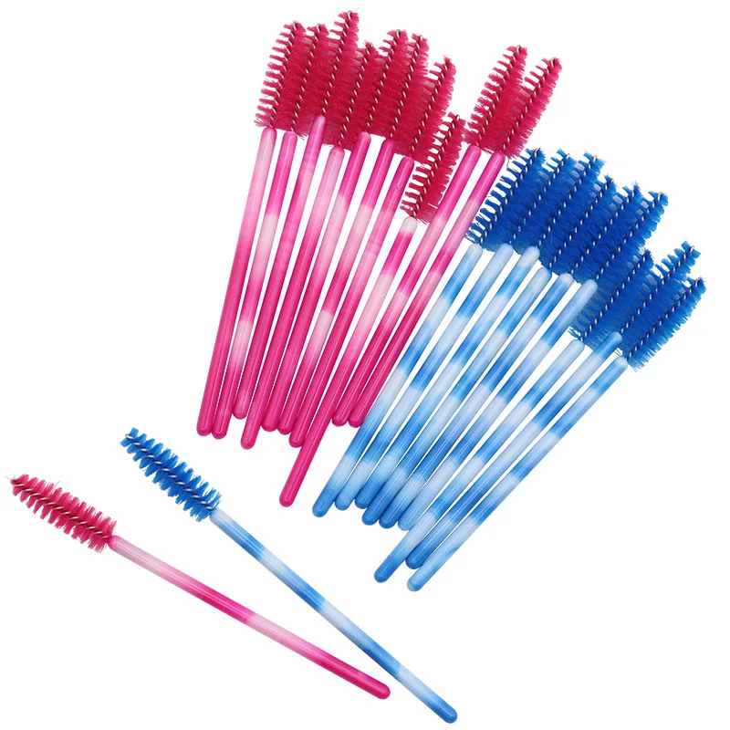 

500Pcs Disposable Colorful Eyelash Brush Comb Mascara Wands Eye Lashes Extension Individual Applicator Eye Beauty Makeup