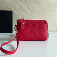 wallets for women purses luxury brand design card holder handbag short solid 2022 fashion interior slot pocket zipper
