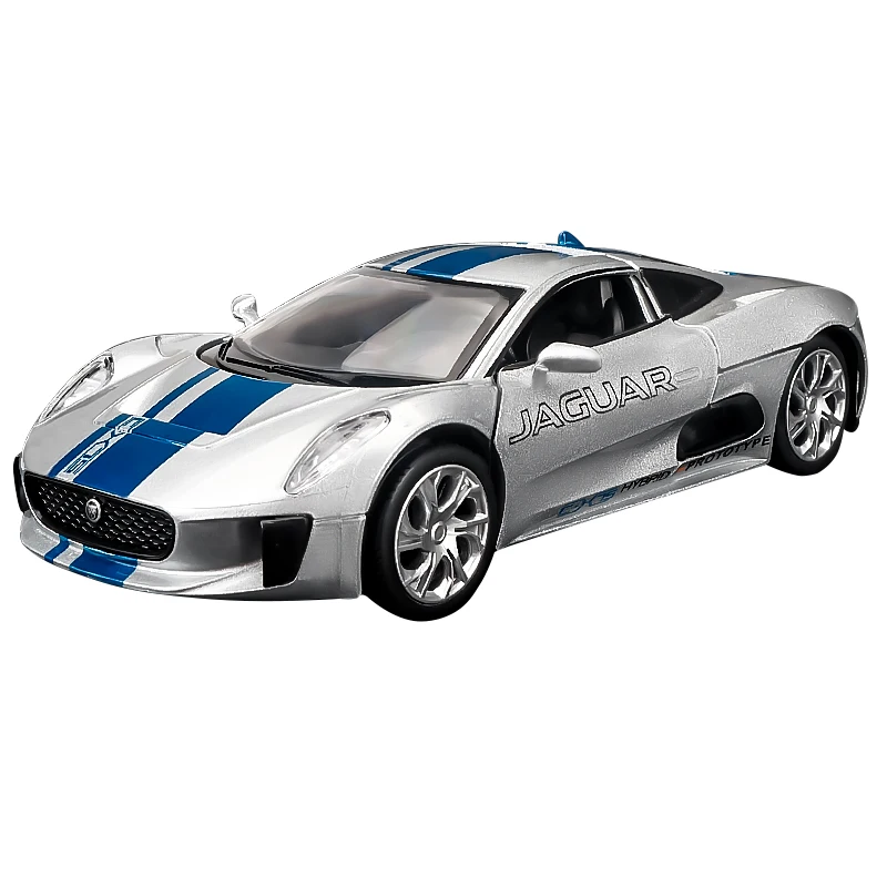 

1:32 Jaguar C-X75 Sports Car Model Toy Simulation Pull Back Alloy Die Cast Toys Vehicle For Boys Girls