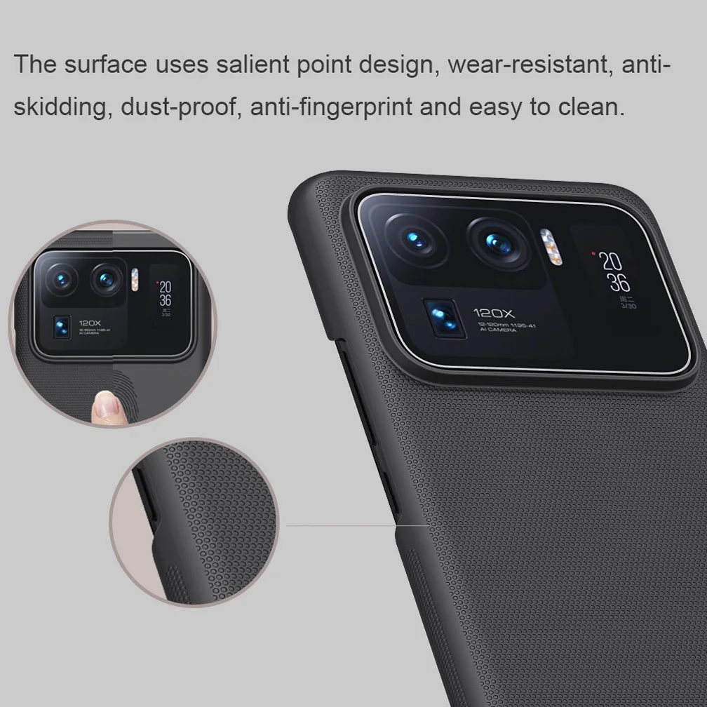 For Xiaomi Mi 11 Mi11 Lite Case NILLKIN Frosted Shield Protection Case For Xiaomi 11 Ultra Mi 11 Pro Anti-fingerprint Back Cover