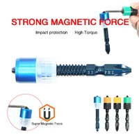 multicolored 65mm magnetic drill screwdriver bits anti corrosion drill bit magnet powerful ring universal magnetic ring metal