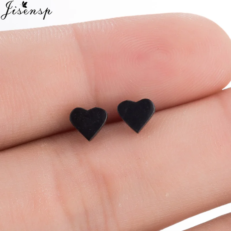 Jisensp Винтажные серьги-гвоздики из нержавеющей стали для женщин bijoux Ювелирные