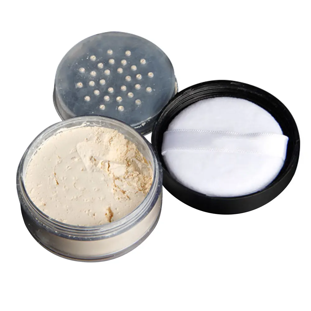 Гладкая свободная пудра для макияжа прозрачная отделочная водостойкая