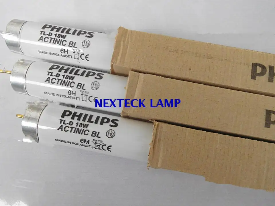 Ультрафиолетовая лампа для PHILI P.S фотолампа 18 Вт/BL BL18W москитная ловушка УФ-клей