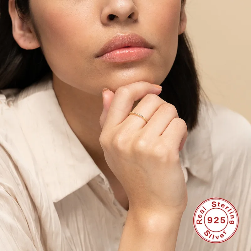 Женское кольцо с витой веревкой ROXI свадебное тонкое из стерлингового серебра 925