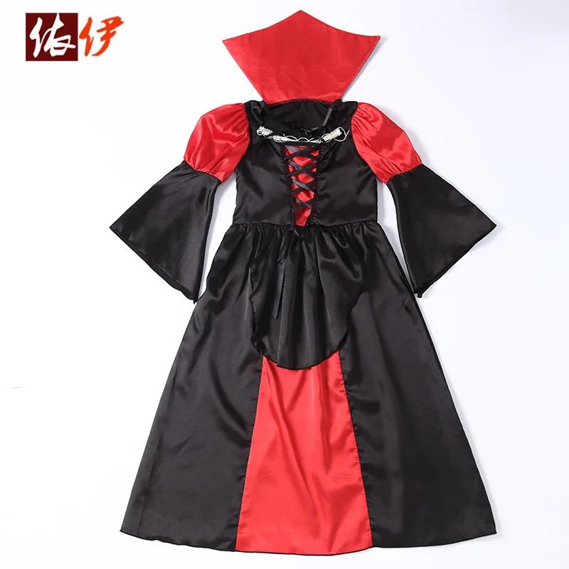 Детский костюм для косплея в готическом стиле аниме вампир ведьма детское