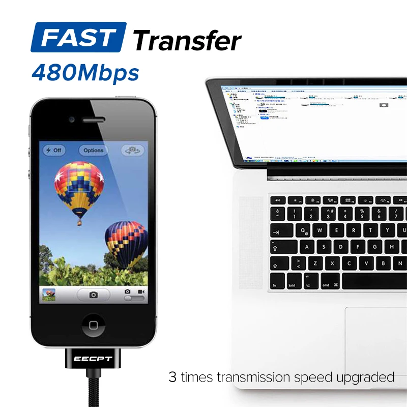 EECPT USB кабель для iPhone 4S 4 s iPad 2 3 iPod Nano iTouch 30 контактов оригинальный зарядный