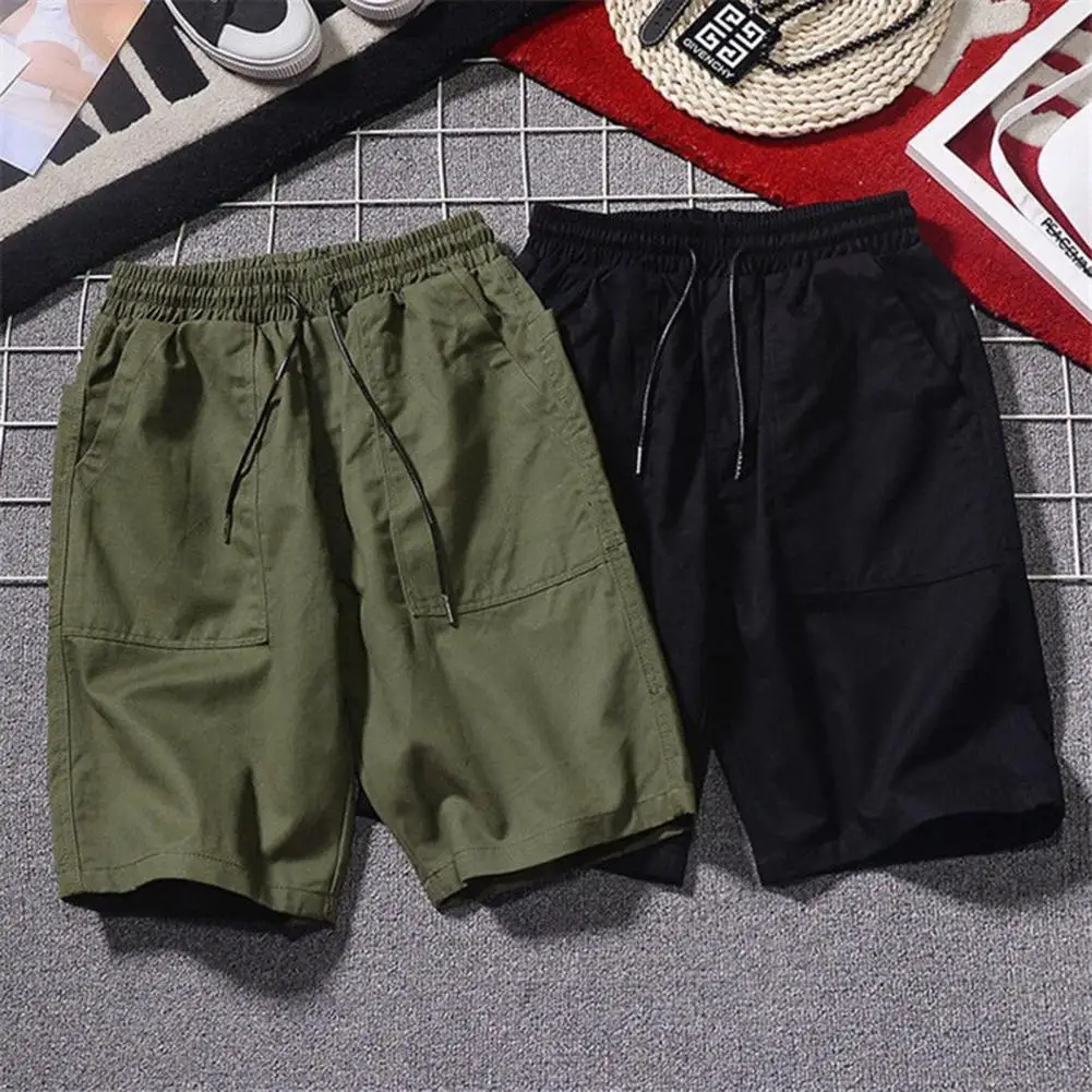 

Summer Drawstring Multi Pockets Mid Rise Loose Men Sports Shorts Streewear Men Casual Multi-Pocket Military Shorts Pants шорты