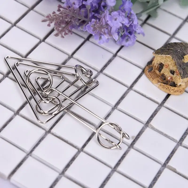 Металлическое кольцо игрушки сложная металлическая проволока головоломка игра