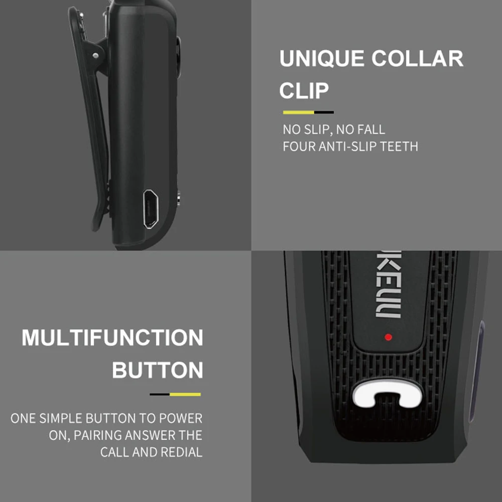 Беспроводная Bluetooth гарнитура с микрофоном и вибрацией|Наушники гарнитуры| |