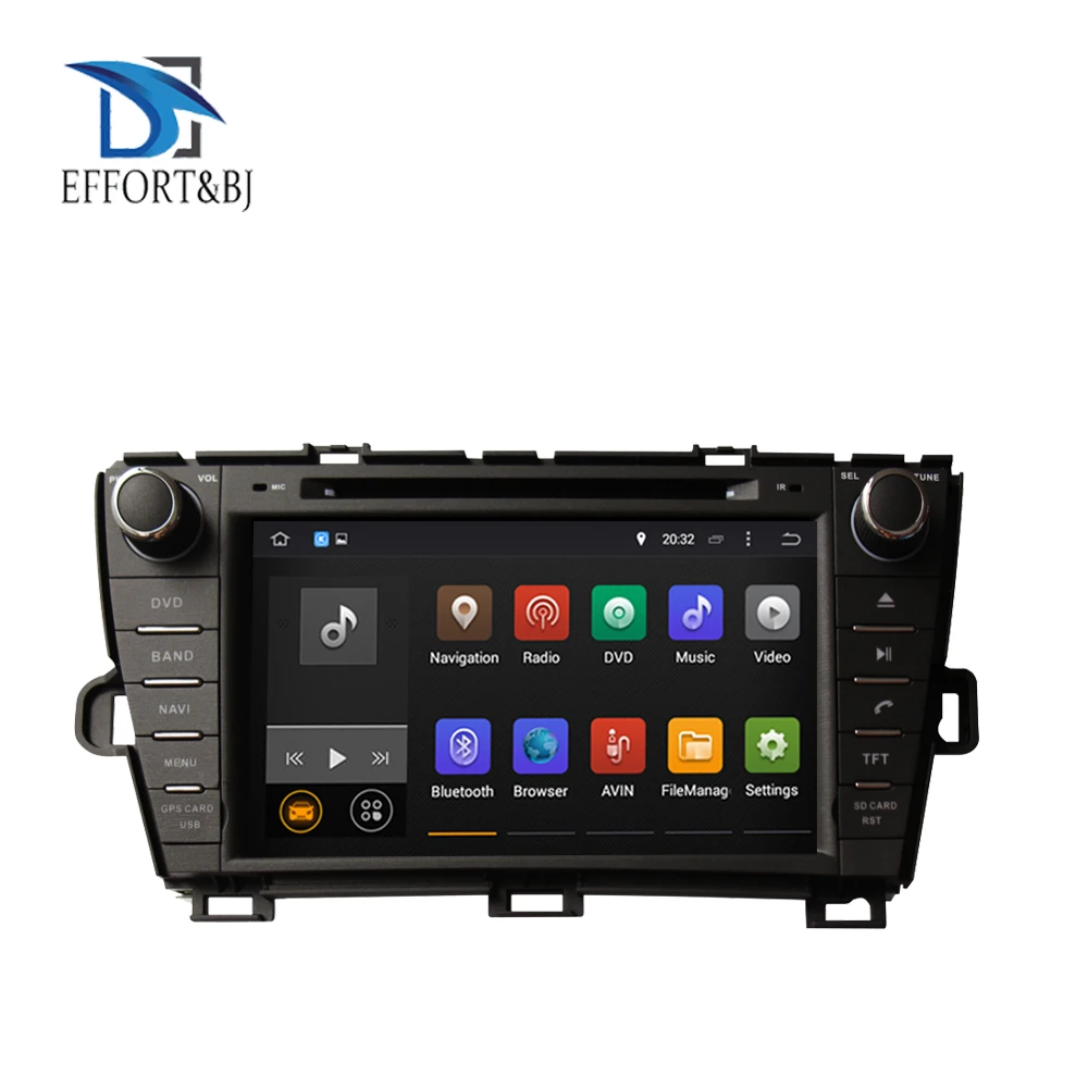 2DIN 1024*600 ОЗУ 4 ГБ Android 9 0 автомобильный DVD GPS для Toyota Prius 2009 2019 левый Вождение