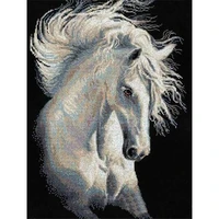 5d diy diamond painting horse cross stitch animals mosaic embroidery full round drill rhinestone pictures home decoration gift