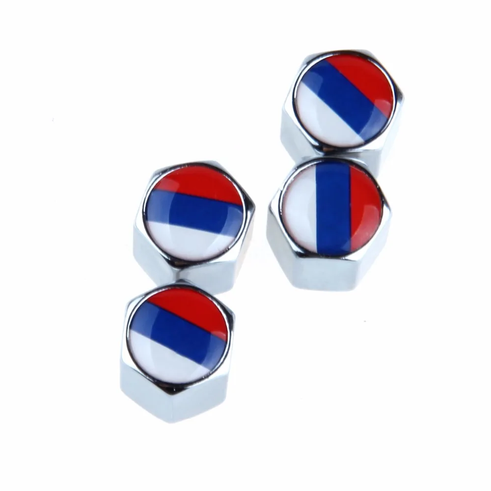 Автомобильные аксессуары posbay 4 шт./компл. российский флаг нержавеющая сталь