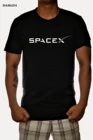 Новинка, футболка с логотипом SPACEX SPACE X, дизайнерская мужская футболка, размеры от S до 5XL, летняя хлопковая футболка