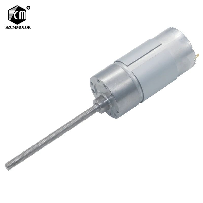 12V 24V DC маленький Шестерни мотор с 80 мм длина 6 Диаметр стержень резьбой ходового