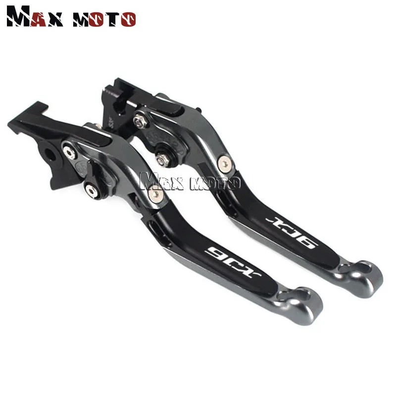 For YAMAHA XJ6 DIVERSION 2009-2015 10 11 12 13 14 Motorcycle Accessories Folding Extendable Brake Clutch Levers Gray Logo | Автомобили и