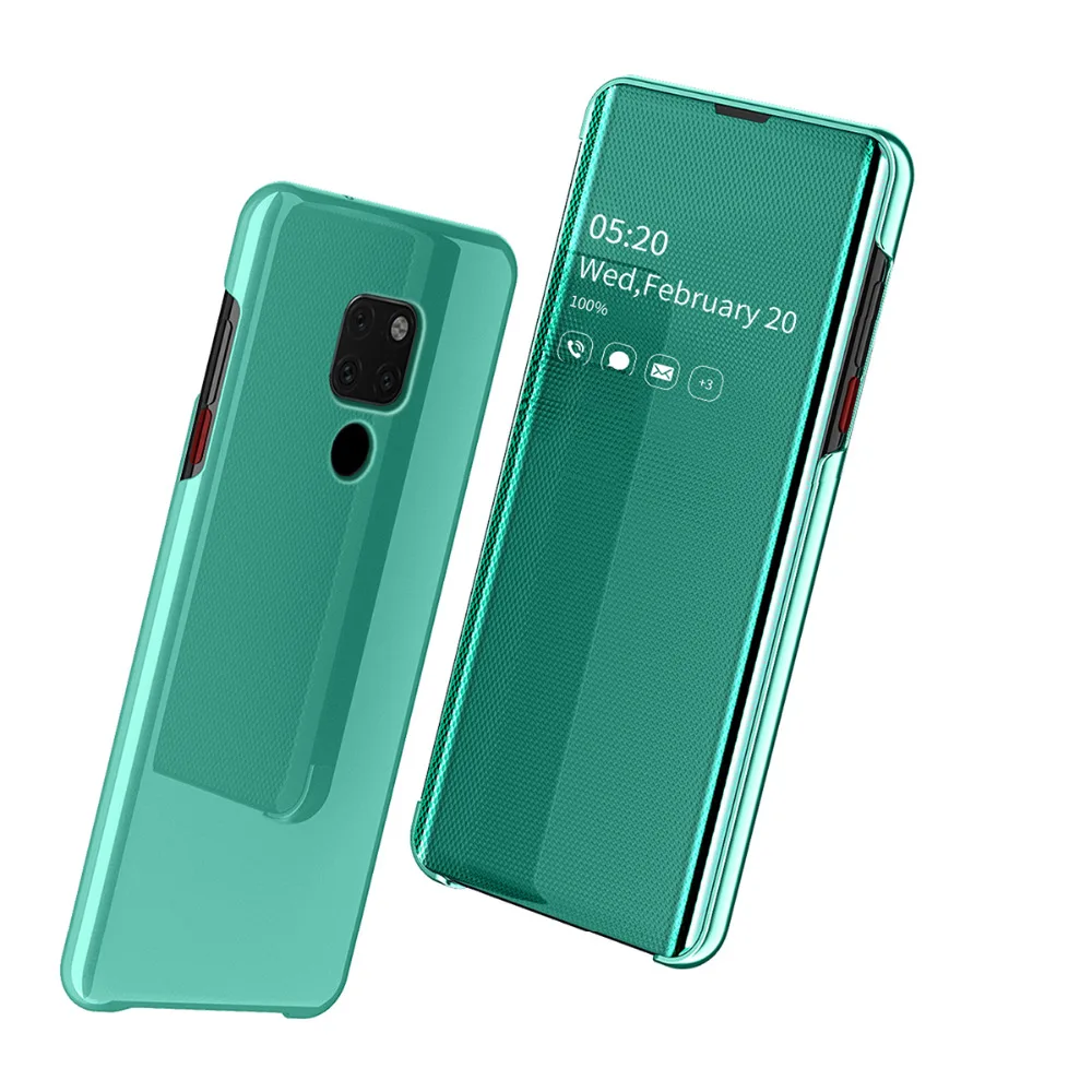 Умный зеркальный флип-чехол Lamorniea для huawei P30 Pro P30 Lite, чехол из искусственной кожи для huawei mate 20 Pro/mate 20 Lite/mate 20