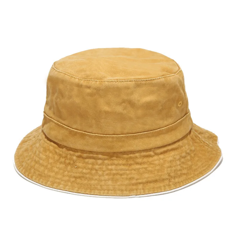 

Men's and Women's Pure Cotton Four Seasons General Outdoor Travel Leisure Sunscreen Sunshade Trimming Fisherman's Hat