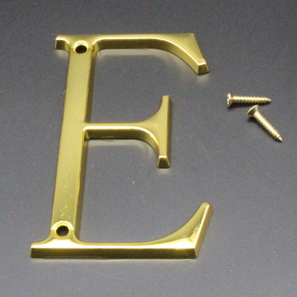 Номер дома из цинкового сплава на плавающей табличке с буквами, украшение для детской комнаты