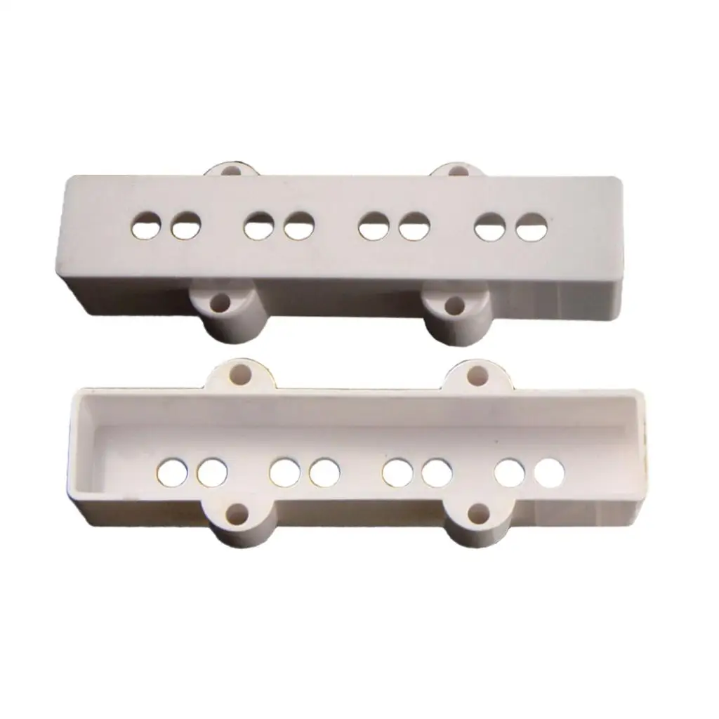 2 упаковки белый открытый стиль джаз бас пикап охватывает шеи и мост для JB Замена