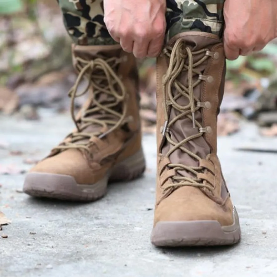 Мужские военные армейские ботинки из натуральной кожи винтажные