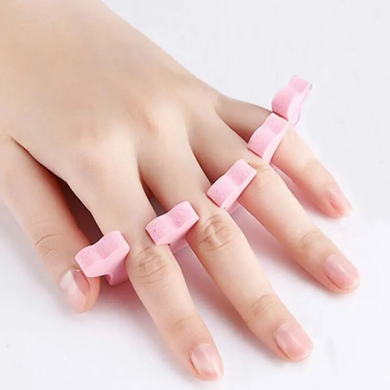 10 шт. Розовый Nail Art разделители для пальцев ноги стопы спонж мягкие Фрезер
