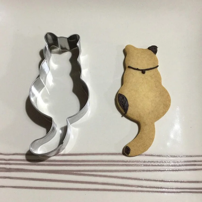 Принадлежности для выпечки форма печенья в форме кошки инструменты мусса