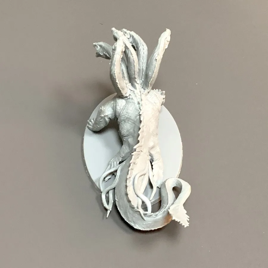 Большая серая Гидра Монстры фэнтезийная миниатюрная Боевая миниатюра