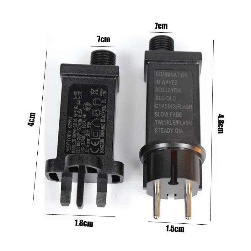 Адаптер питания IP44 Водонепроницаемый Импульсный источник световая гирлянда