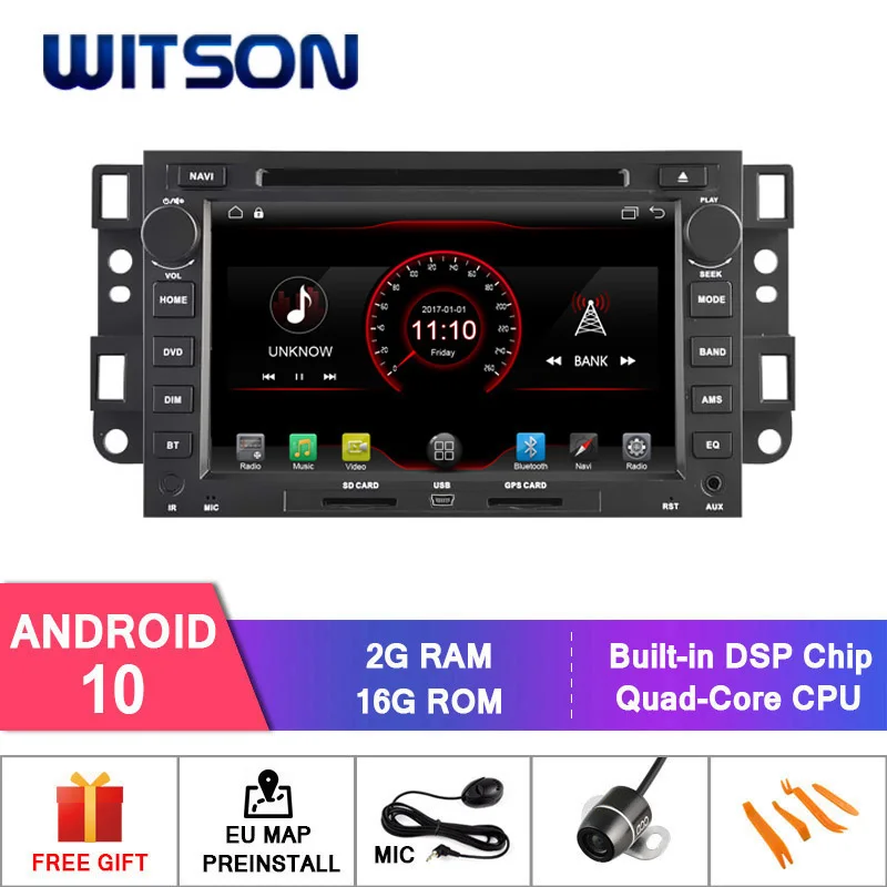 Автомобильный dvd-плеер WITSON Android 10 для CHEVROLET EPICA/LOVA/CAPTIVA встроенная функция OBD 1080P HD