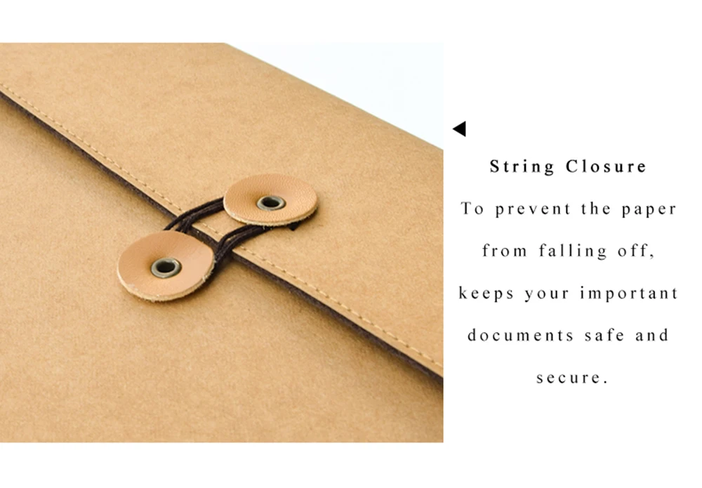 Папка конверт из крафт бумаги карманы для документов органайзер Размер A4|Папка