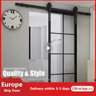 183 см, промышленная деревянная дверь, строительная направляющая, внутренняя дверь шкафа, кухонный комплект, трековая система HWC