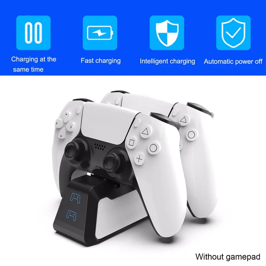 

For PlayStation 5 Joystick Gamepad, Equipped With A Dual Fast Charger For PS5 Wireless Controller USB 3.1 Type-C Charging Base