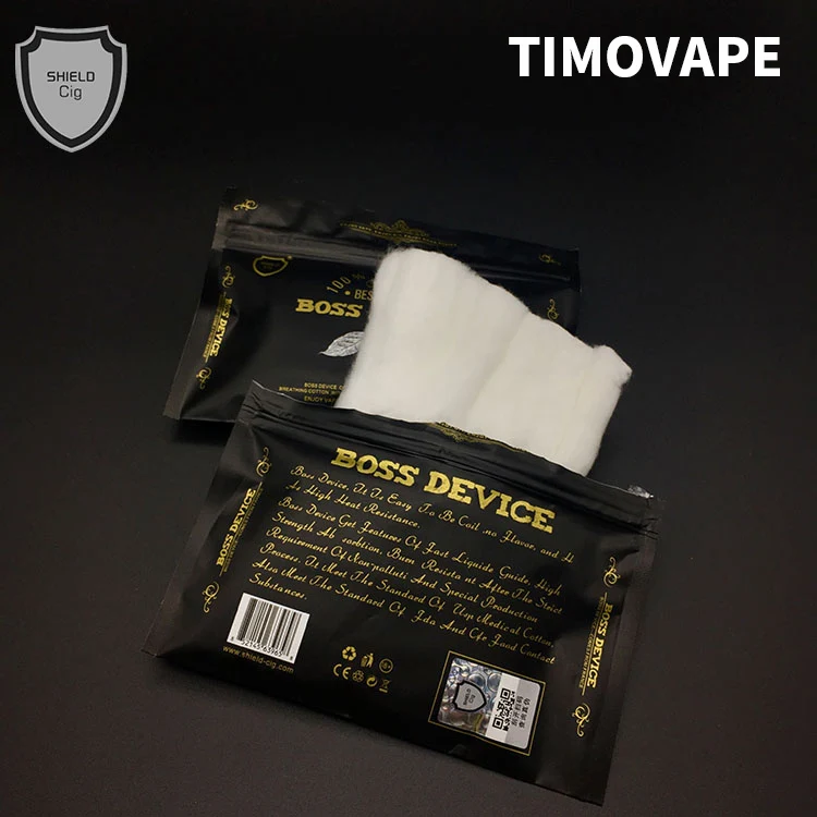 

Original Shield Cig Boss Device Organic Cotton Pack for Drop Dead RBA/RDA/RDTA Atomizer DIY Vape Accessory