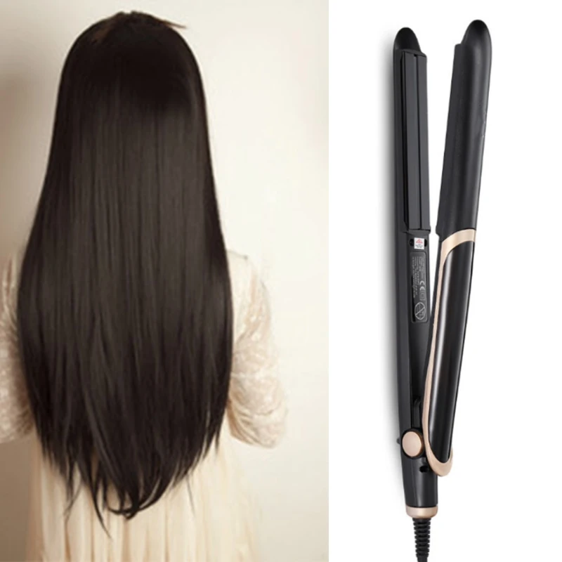 

Professional LED Display Hair Straightener Curler Hair Iron Negative Ion