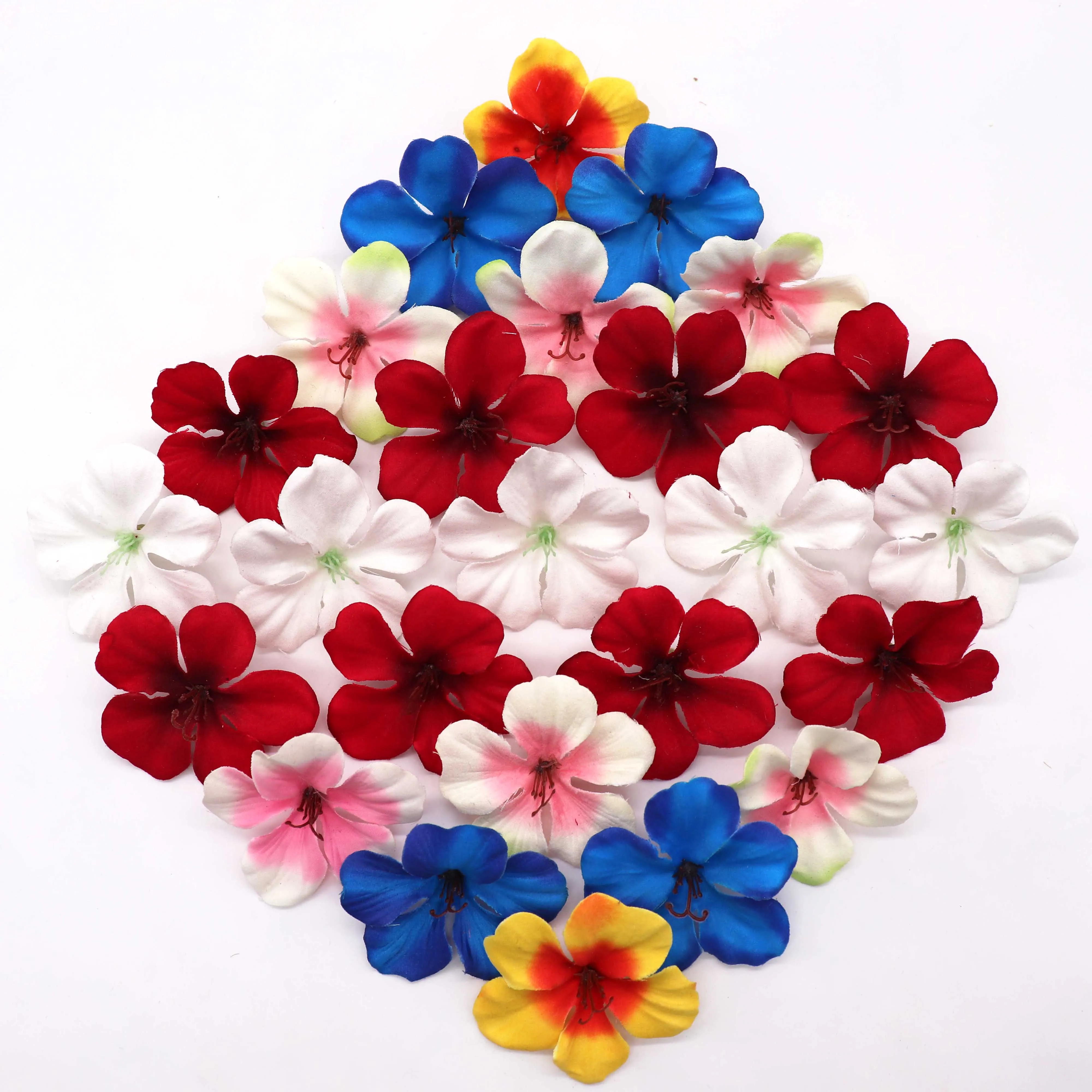 20 шт 5 см мини шелк искусственная Орхидея цветок голова для свадьбы украшение