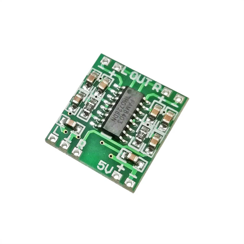 

PAM8403 Digital Amplifier Board 2x3W Dual Channels USB 5V Mini Audio Amplifier Module Class D for TV Notebook Speaker Monitor
