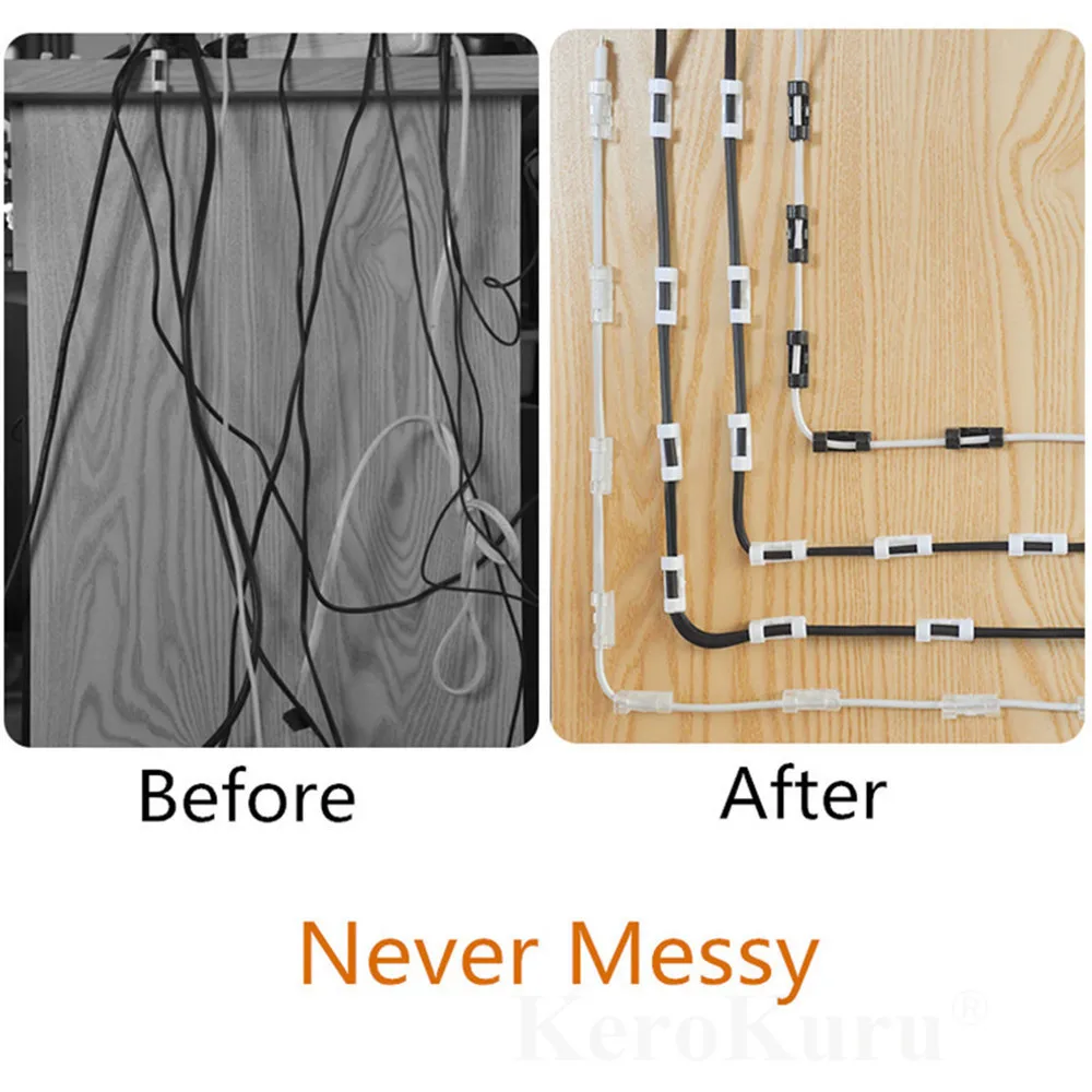 Клейкие кабельные зажимы высококачественный органайзер для кабеля устройство
