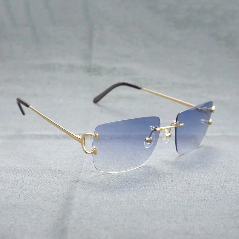 Винтажные квадратные с образные солнцезащитные очки для мужчин металлическая